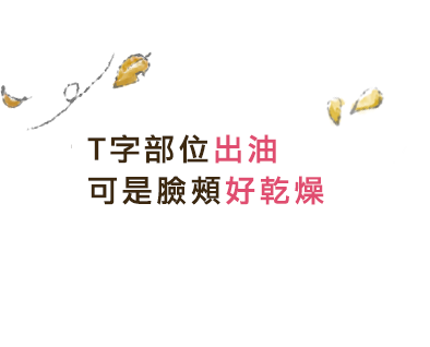Tゾーンはべたべた でもほおはカサカサ